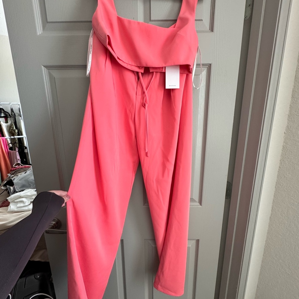 Lovers + Friends Pink Wide Leg Jumpsuit - Picture 6 of 8